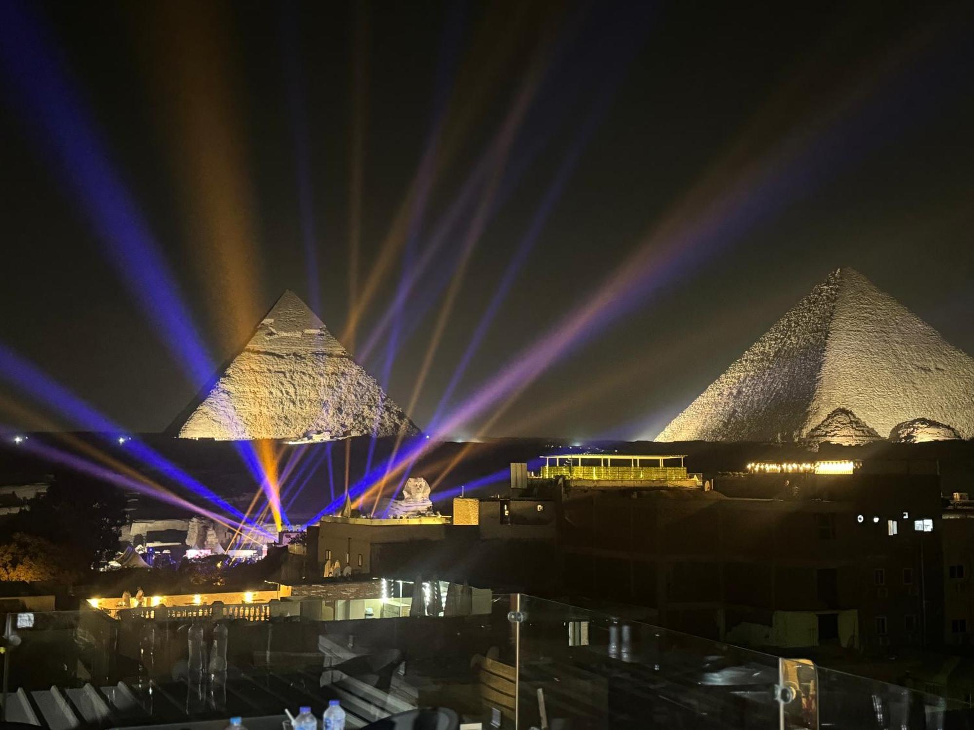 Pyramids And Sphinx Hotel Kafret el-Gabal Exterior photo